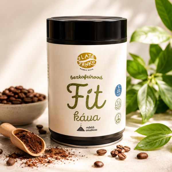 FitCoffee (100 % entkoffeinierter Arabica) – gemahlen in der Dose, 250 g