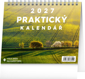 NOTIQUE Tischkalender Praktischer Kalender mit Zitaten CZ 2027, 16,5 x 13 cm - Reklamnepredmety