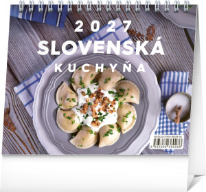 NOTIQUE Tischkalender Slowakische Küche 2027, 16,5 x 13 cm - Reklamnepredmety