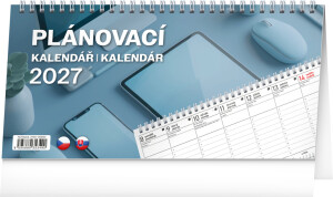 NOTIQUE Tischkalender Planer CZ/SK 2027, 25 x 12,5 cm - Reklamnepredmety