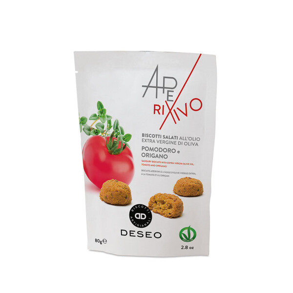 Salzcracker mit getrockneten Tomaten und Oregano, 80 g