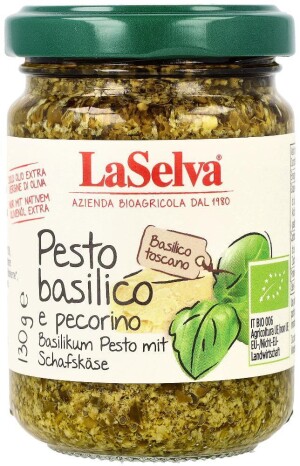 Basilikumpesto mit Pecorino und Olivenöl 130 g - Reklamnepredmety