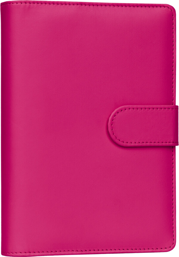 NOTIQUE Refill – Wochenplaner mit Ringbindung 2027, Fuchsia, 12,5 x 19 cm