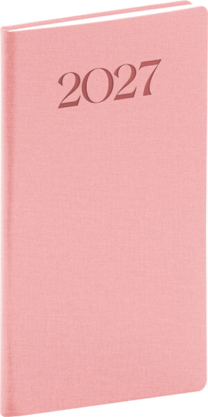 NOTIQUE Taschenkalender Biella 2027, 9 x 15,5 cm - Reklamnepredmety