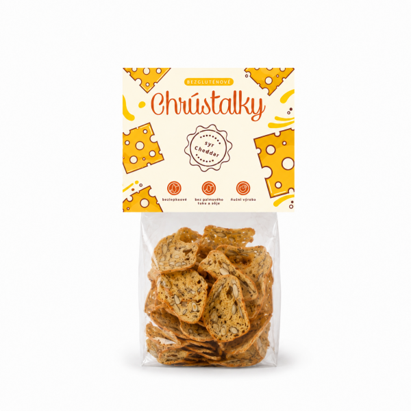 Chrústalky Glutenfreier Cheddar-Käse, 50 g