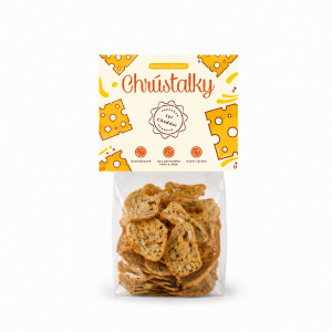 Chrústalky Glutenfreier Cheddar-Käse, 50 g - Reklamnepredmety