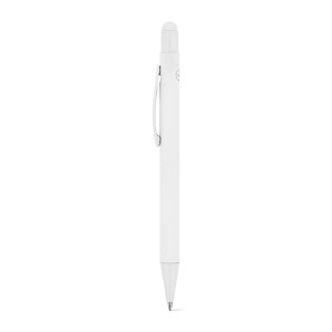 CLINT TOUCH. Kugelschreiber mit modernem Design aus recyceltem Aluminium (100% rAL) mit Gummibeschichtung - Reklamnepredmety