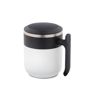 MALDINI. Reisebecher mit Innenwand aus Edelstahl und matter Oberfläche, 400 mL - Reklamnepredmety