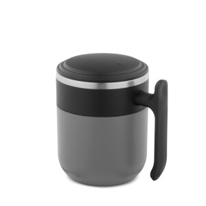 MALDINI. Reisebecher mit Innenwand aus Edelstahl und matter Oberfläche, 400 mL - Reklamnepredmety