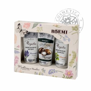 Geschenkbox mit 3 Handcremes (3 × 70 ml) - Reklamnepredmety