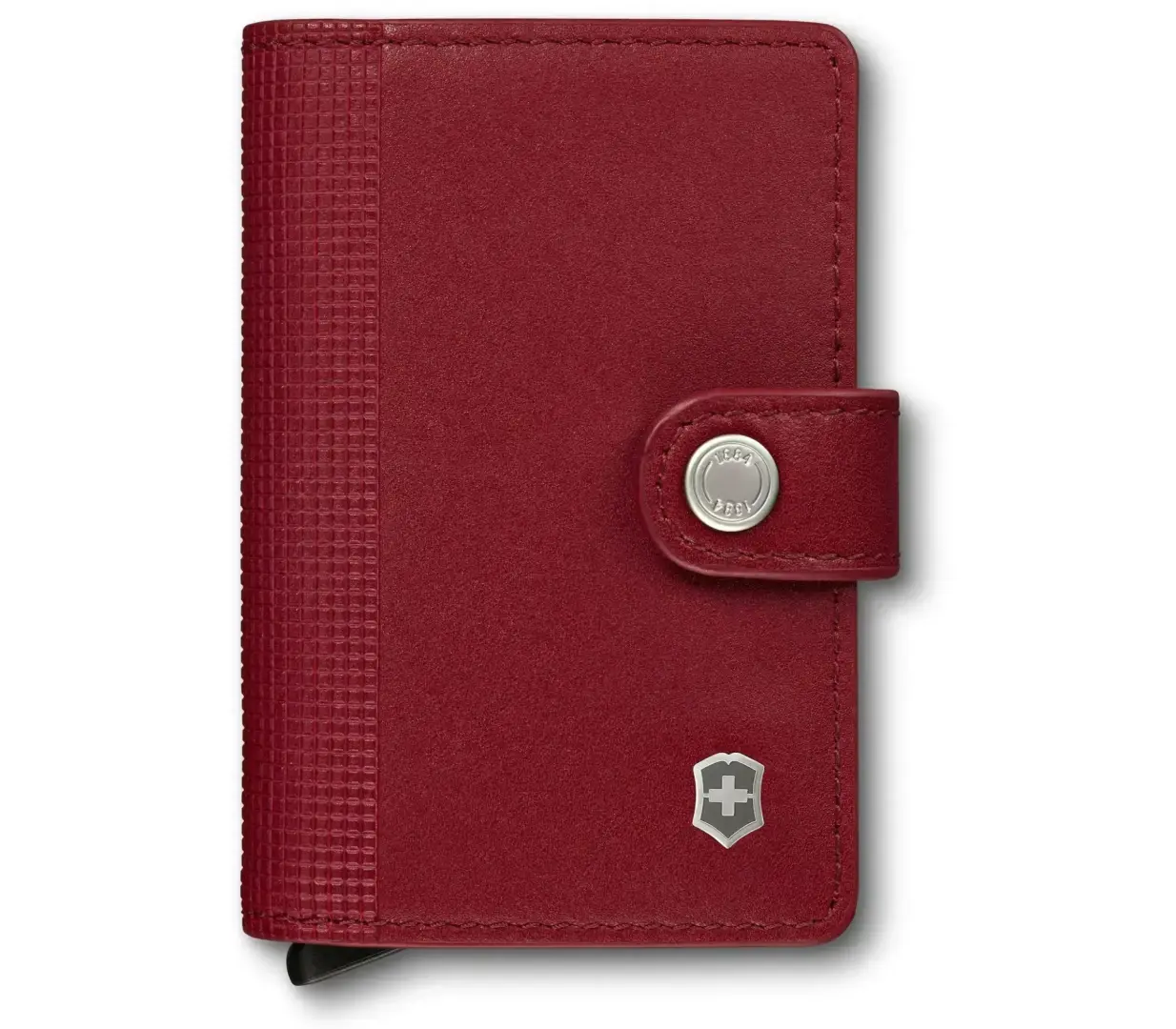 Altius Secrid, Leather Card Peňaženka, Victorinox Red - Reklamnepredmety