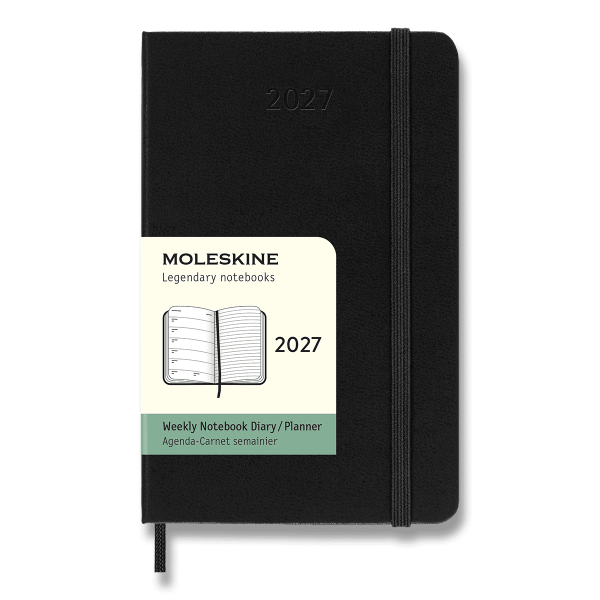 Moleskine-Kalender 2027 – Hardcover, Größe S, wöchentlich