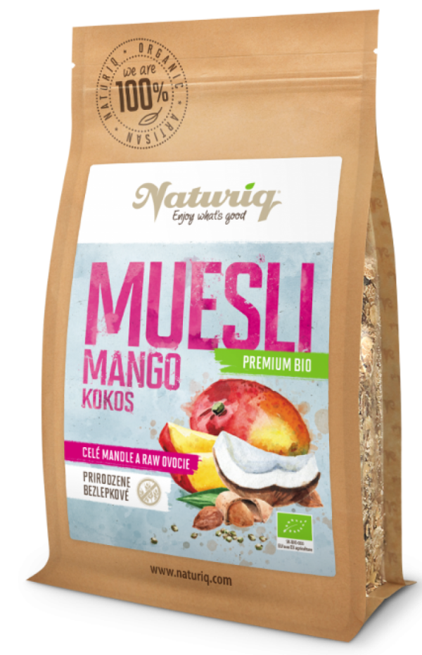 Bio-Müsli Mango und Kokosnuss 400 g