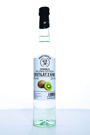 Hausgemachter Brandy vom Großvater – Kiwi-Brandy 50 %, 500 ml - Reklamnepredmety