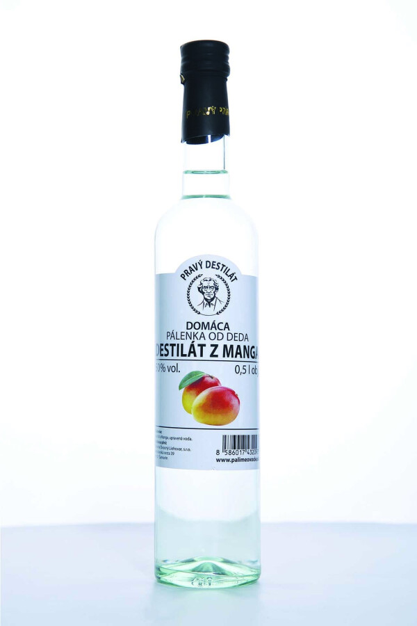 Hausgemachter Brandy vom Großvater – Mangobrandy 50 %, 500 ml