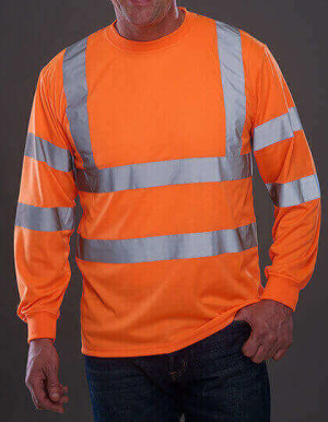 YK420 Hi Vis Long Sleeve T-Shirt - Reklamnepredmety