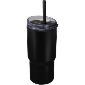 Westin 540ml RCS - Recycelter, doppelwandiger Isolierbecher mit Strohhalm - Reklamnepredmety