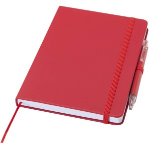 Spectrum A5 Notizbuch und Kugelschreiber-Set aus Recyclingpapier - Reklamnepredmety