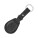 Key ring with AirTag holder Classic Grained Black