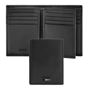 Card holder with flap Emblematic Black - Reklamnepredmety