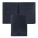 Card holder with flap and money pocket Grid Navy