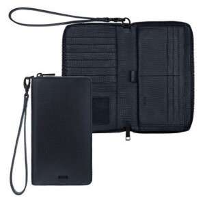 Travel wallet Grid Navy - Reklamnepredmety