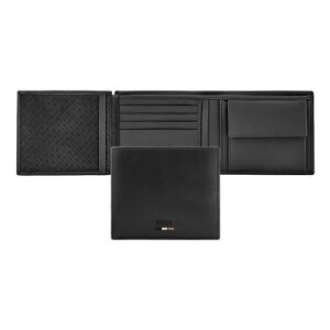 Money wallet with flap Emblematic Black - Reklamnepredmety