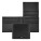 Card wallet with flap Emblematic Black