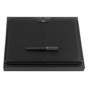 Set HUGO BOSS (rollerball pen & conference folder A4) - Reklamnepredmety