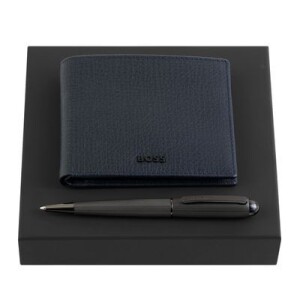 Set HUGO BOSS (ballpoint pen & wallet) - Reklamnepredmety