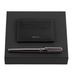 Set HUGO BOSS (rollerball pen & card holder) - Reklamnepredmety