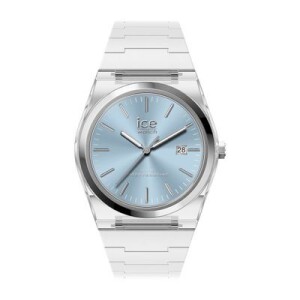 Date watch ICE POWER PW1 Transparent - White blue - Reklamnepredmety