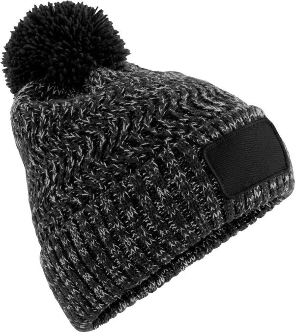 Strickmütze mit Pompon "Ramble Patch" B 331