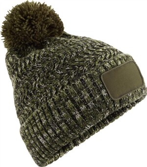 Strickmütze mit Pompon "Ramble Patch" B 331 - Reklamnepredmety