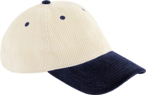 6 Panel Kappe "Contrast Corduroy" B 690 - Reklamnepredmety