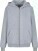 Schwere Damen Kapuzen Sweatjacke "Fluffy" BY 290 - ps-560290-build-your-brand-by-290-heather-grey-front-5b3944cd-525e-4a05-ac0f-6ce78ad19f11-web - variant 