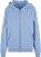 Schwere Damen Kapuzen Sweatjacke "Fluffy" BY 290 - ps-560290-build-your-brand-by-290-powder-blue-front-b52b9a8c-1880-4c1d-8f56-ec93288df460-web - variant 
