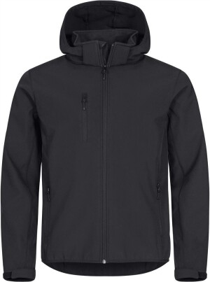 Herren 3-Lagen Kapuzen Softshell Jacke Classics Softshell Hoody M - Reklamnepredmety
