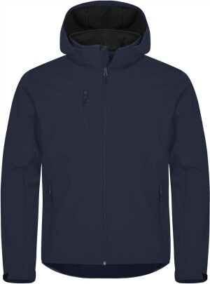 Herren 3-Lagen Kapuzen Softshell Jacke Classics Softshell Hoody M - Reklamnepredmety