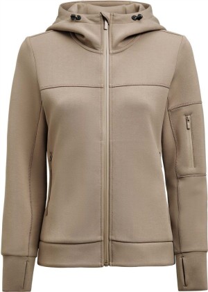 Damen Kapuzen Stretch Fleece Jacke - Montana Midlayer - Reklamnepredmety