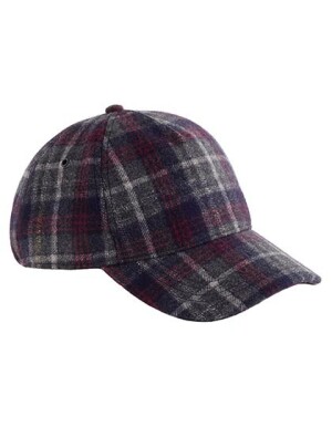 Wool Blend Check Cap - Reklamnepredmety