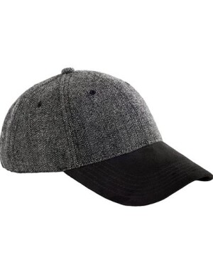 Suede Peak Herringbone Cap - Reklamnepredmety