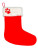 Dog Christmas Stocking - Booty Shape