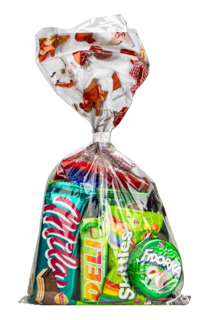 Grüne Geschenktüte mit Nikolausmotiv - Reklamnepredmety