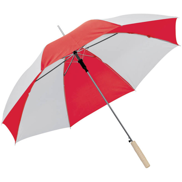 Zweifarbiger Regenschirm