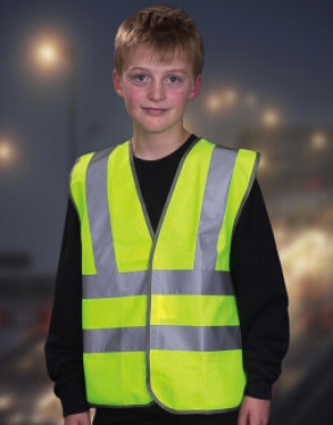 Kids Hi Vis 2 Band & Brace Waistcoat - Reklamnepredmety