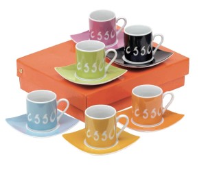 La dolce vita Espressotassen-Set - Reklamnepredmety