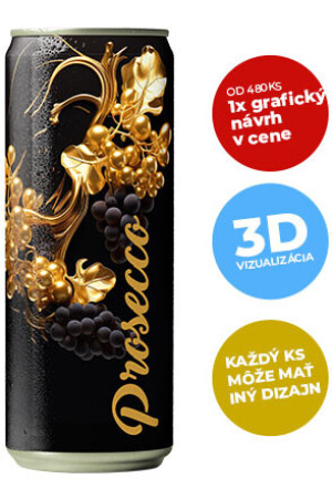 Alkoholisches Prosecco-Getränk 250 ml - Reklamnepredmety