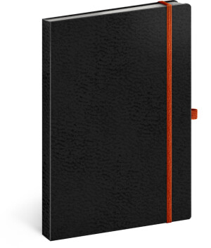 NOTIQUE Notes Vivella Classic modrý/červený, linajkovaný, 15 x 21 cm - Reklamnepredmety