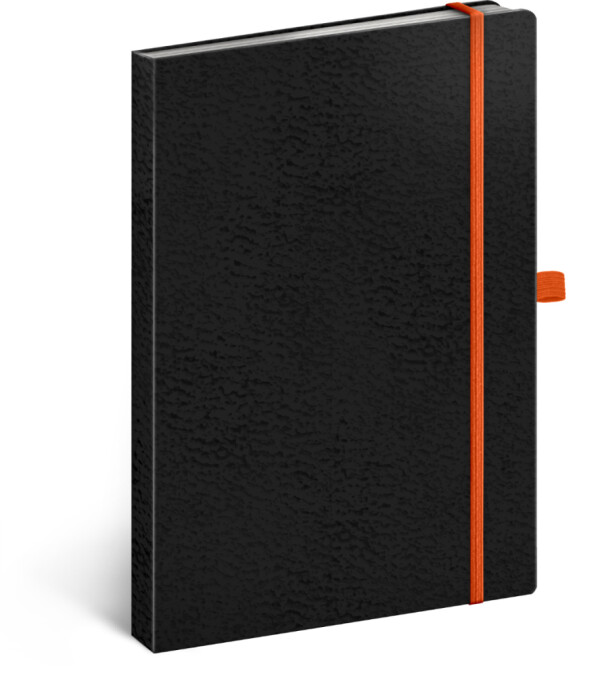 NOTIQUE Notes Vivella Classic modrý/červený, bodkovaný, 15 x 21 cm